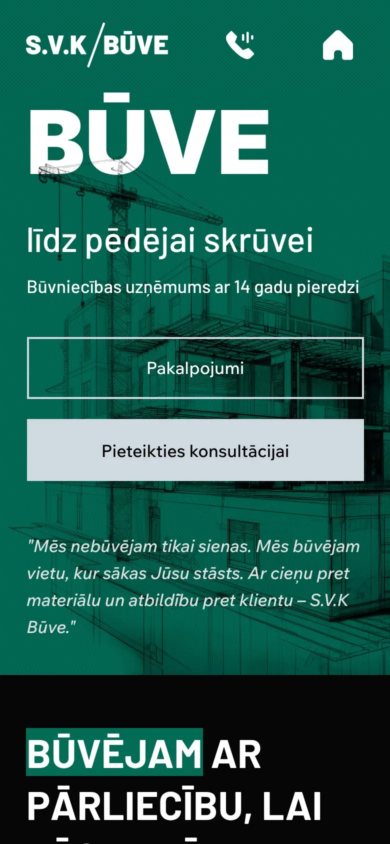 svkbuve.lv mobilajā