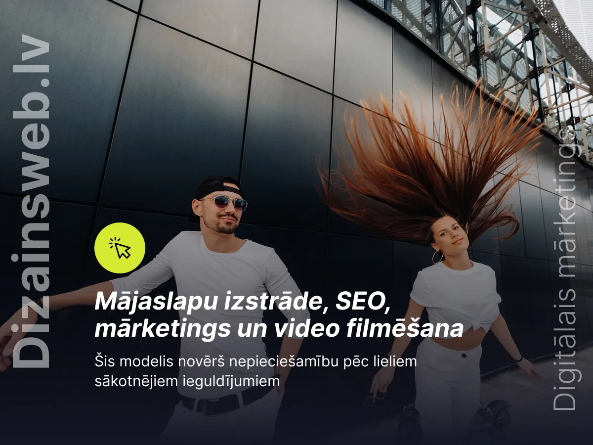 Pilna servisa abonēšanas plāni mājaslapām, mārketingam un video satura izstrādei