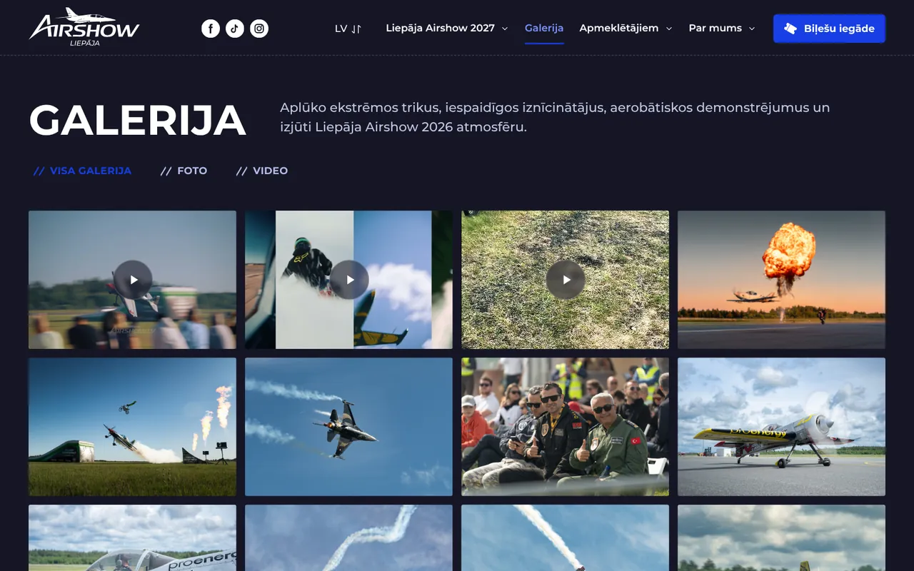 airshow.lv: Galerija