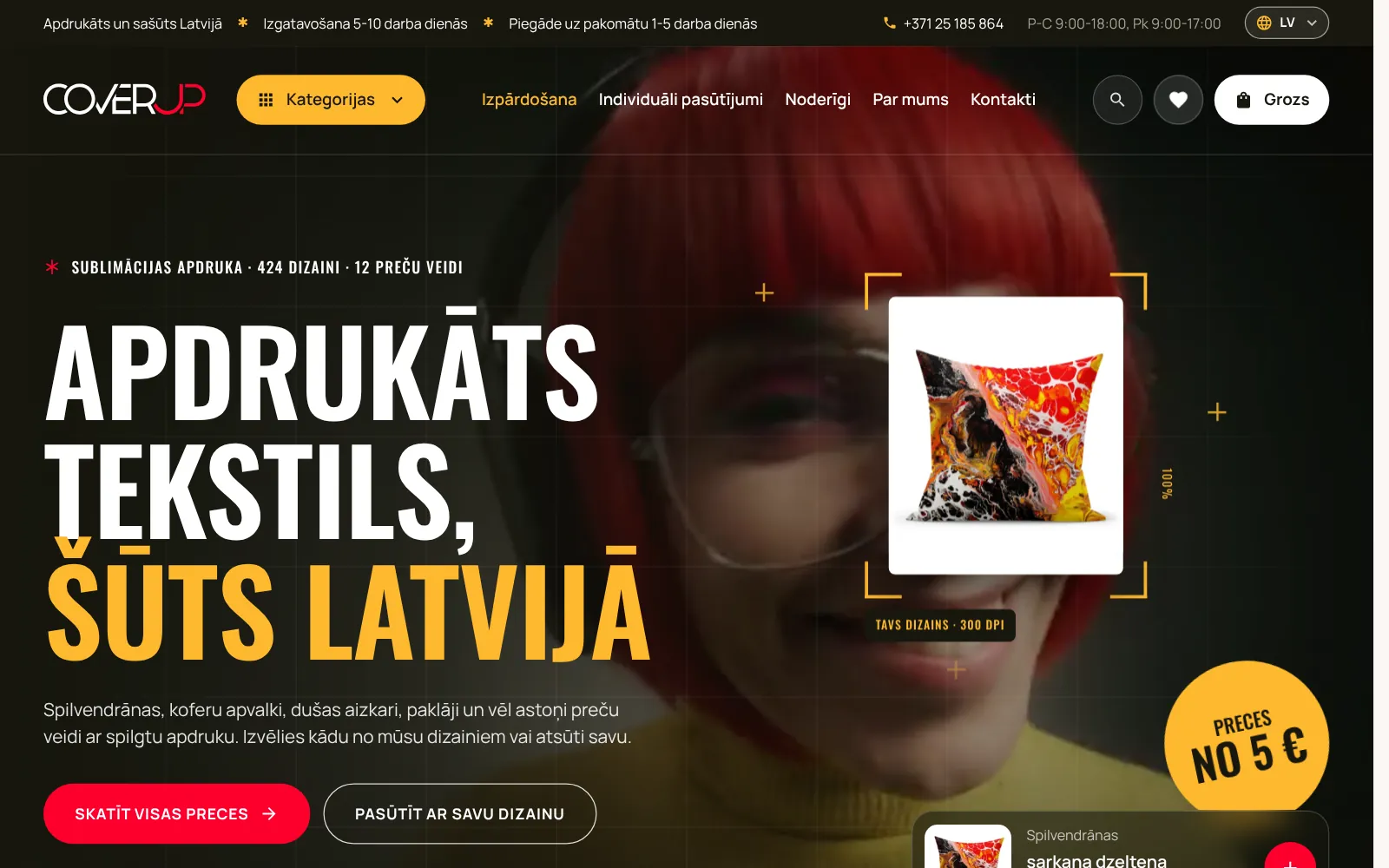 coverup.lv: Sākumlapa