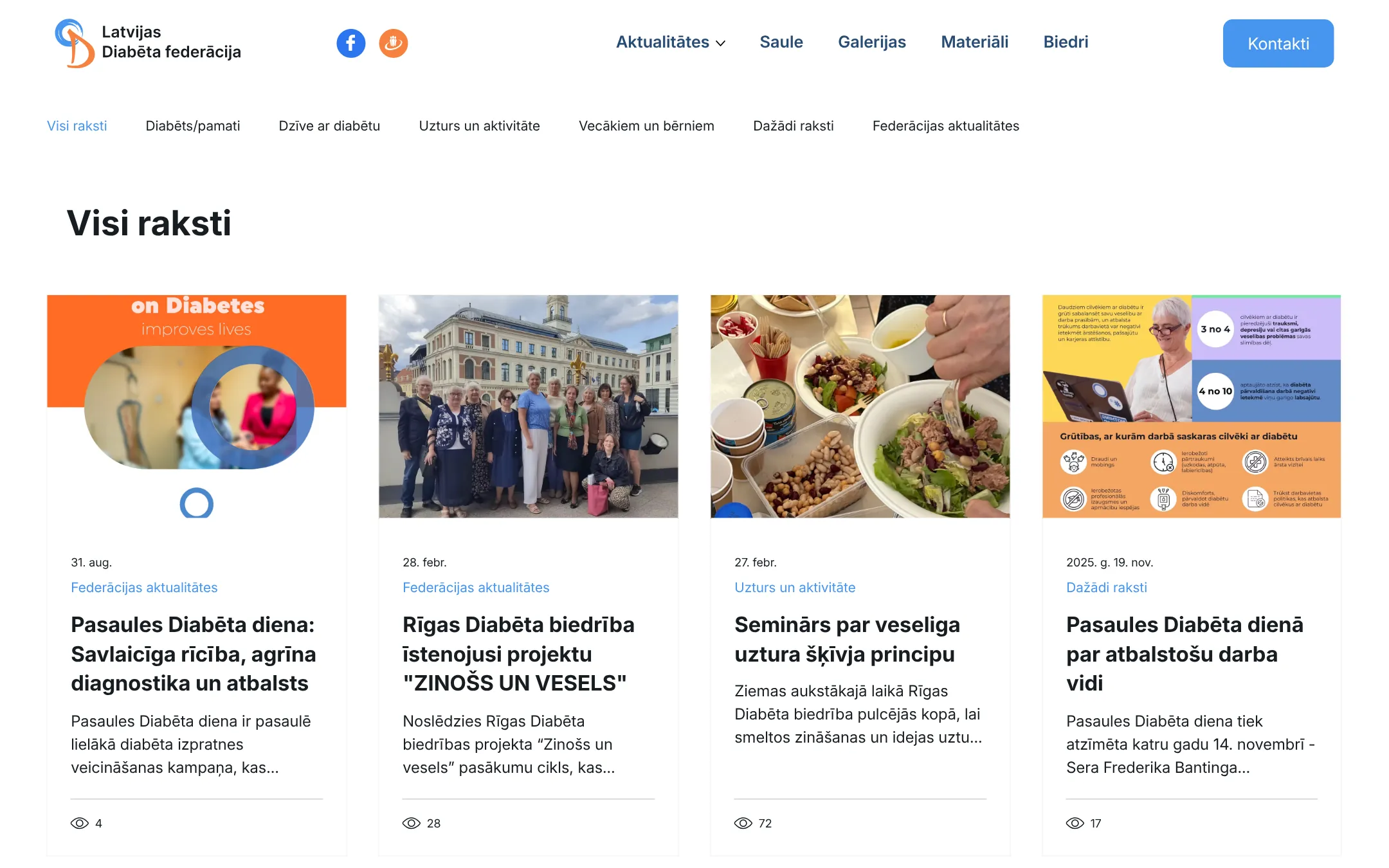 diabets.lv: News