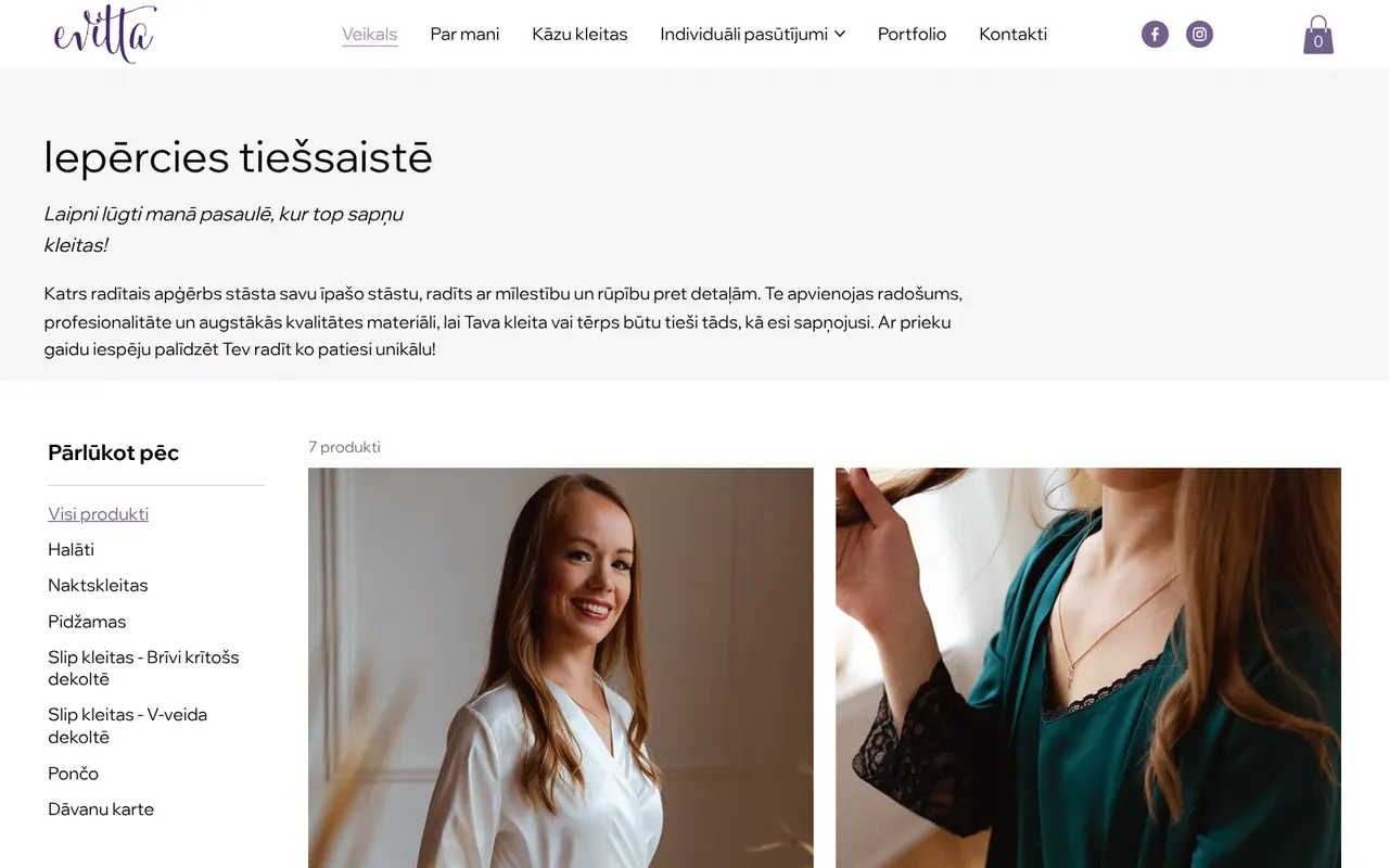 evitta.lv: Veikals