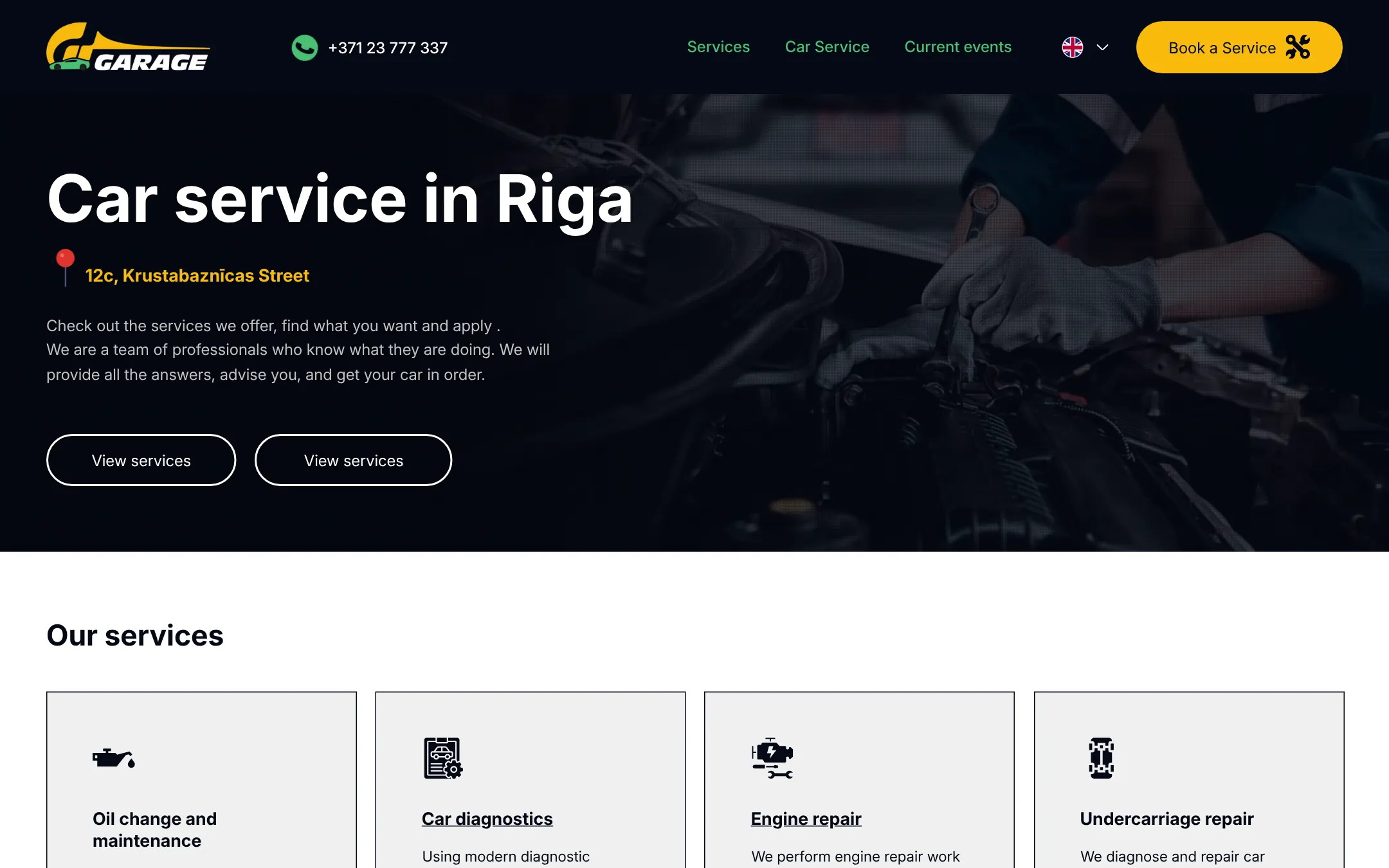gtgarage.lv: English