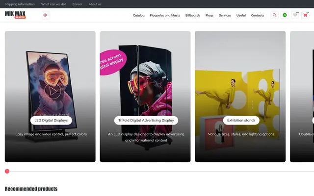 mixmax.lv website