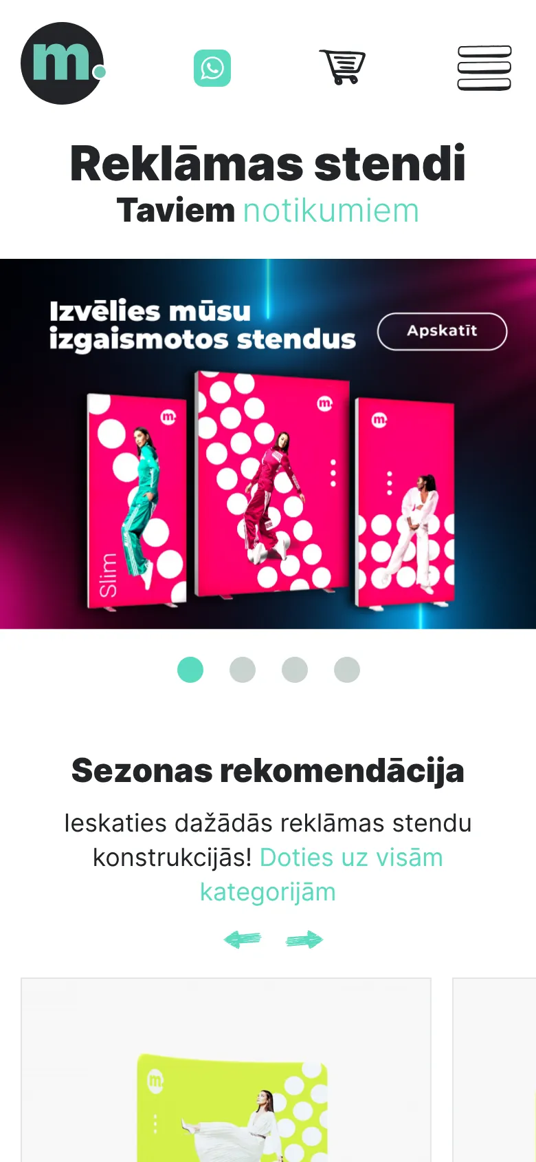 mobiliestendi.lv mobilajā