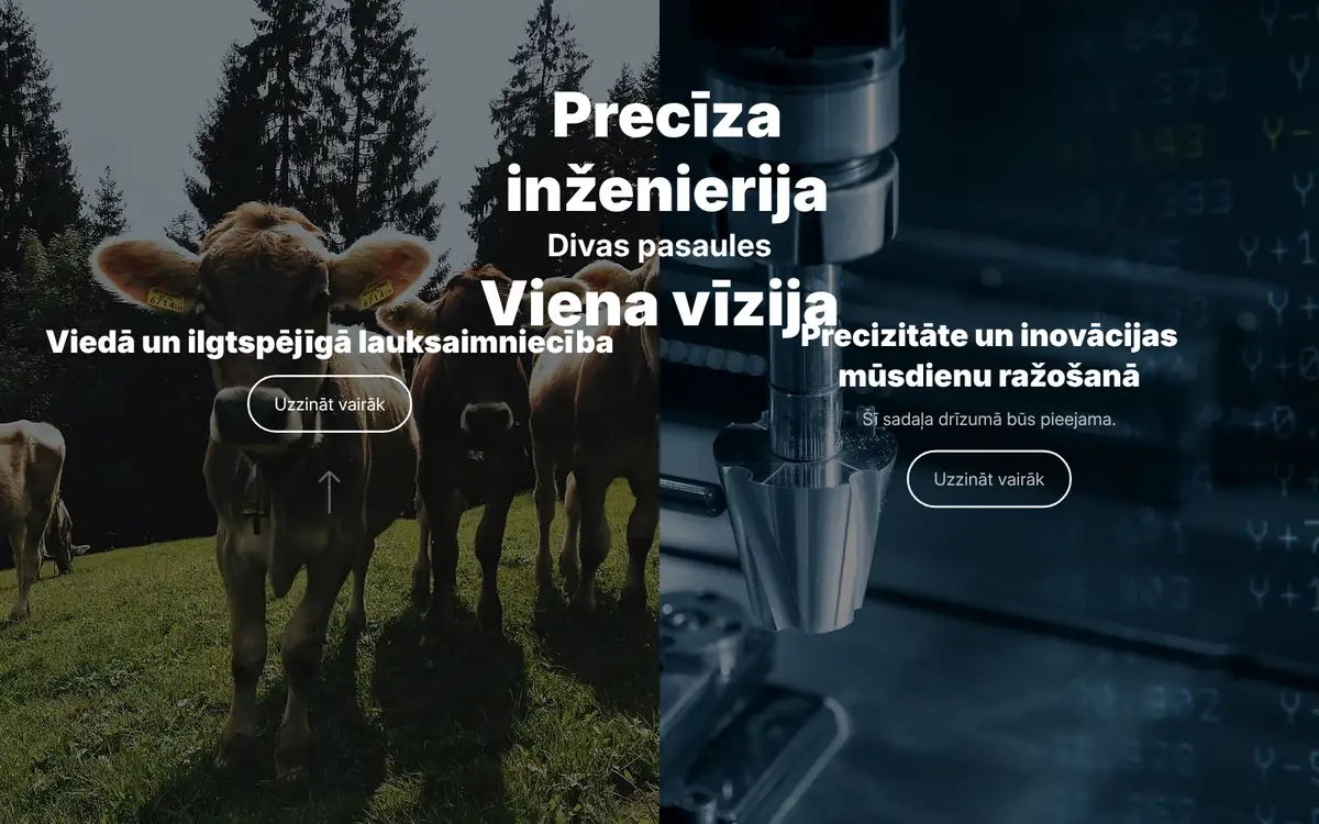 proceva.lv: Sākumlapa (ekrānuzņēmums no dzīvās lapas)