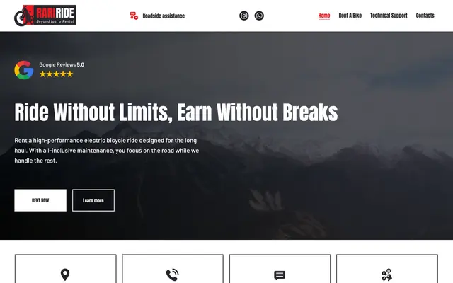 rariride.lv website