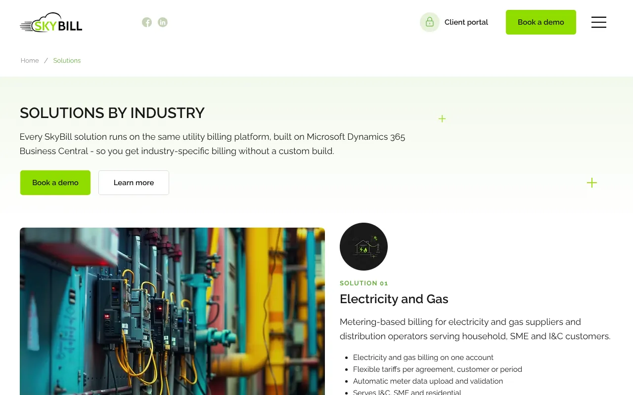 skybill.eu: Industry solutions
