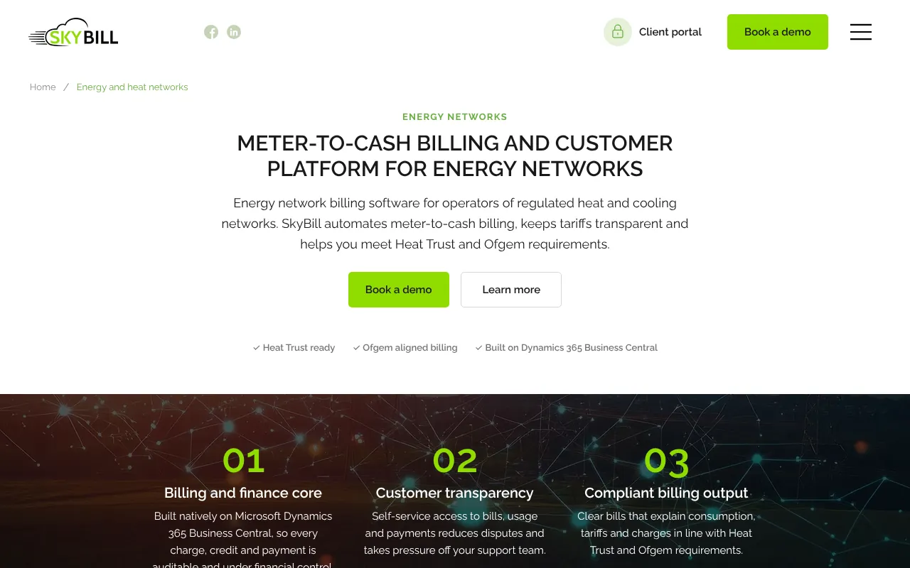 skybill.eu: Heat networks