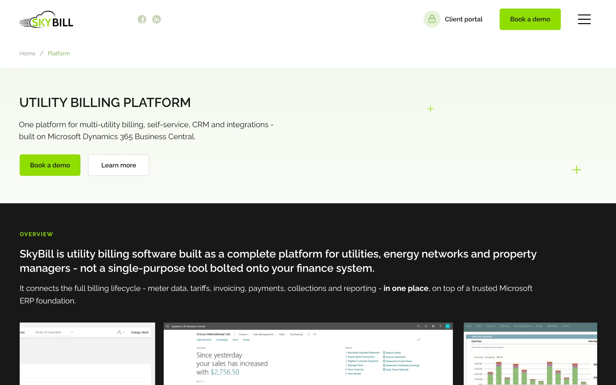 skybill.eu: Платформа