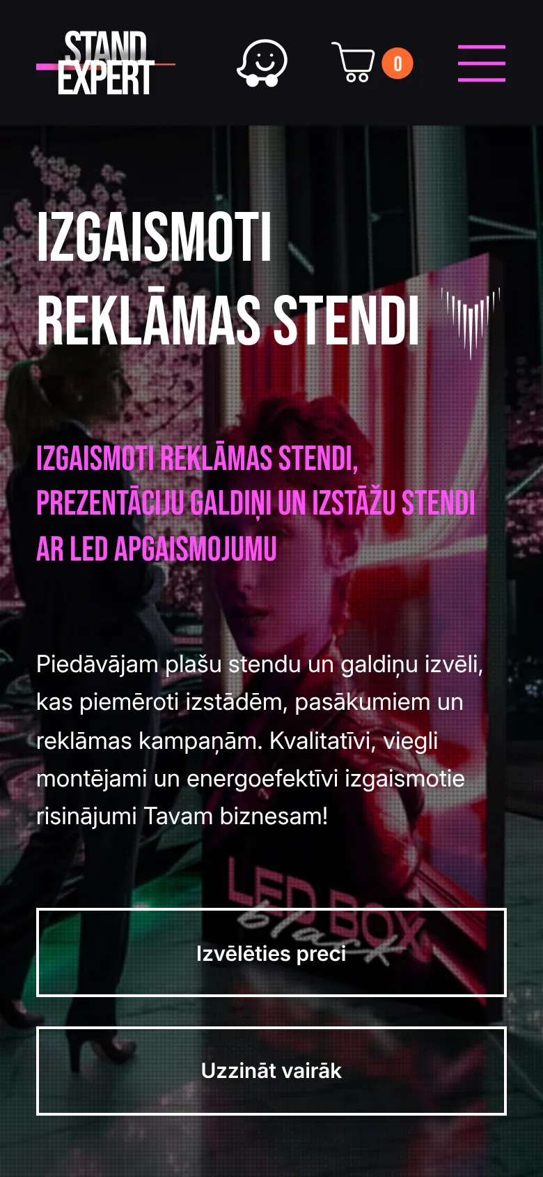 standexpert.lv mobilajā