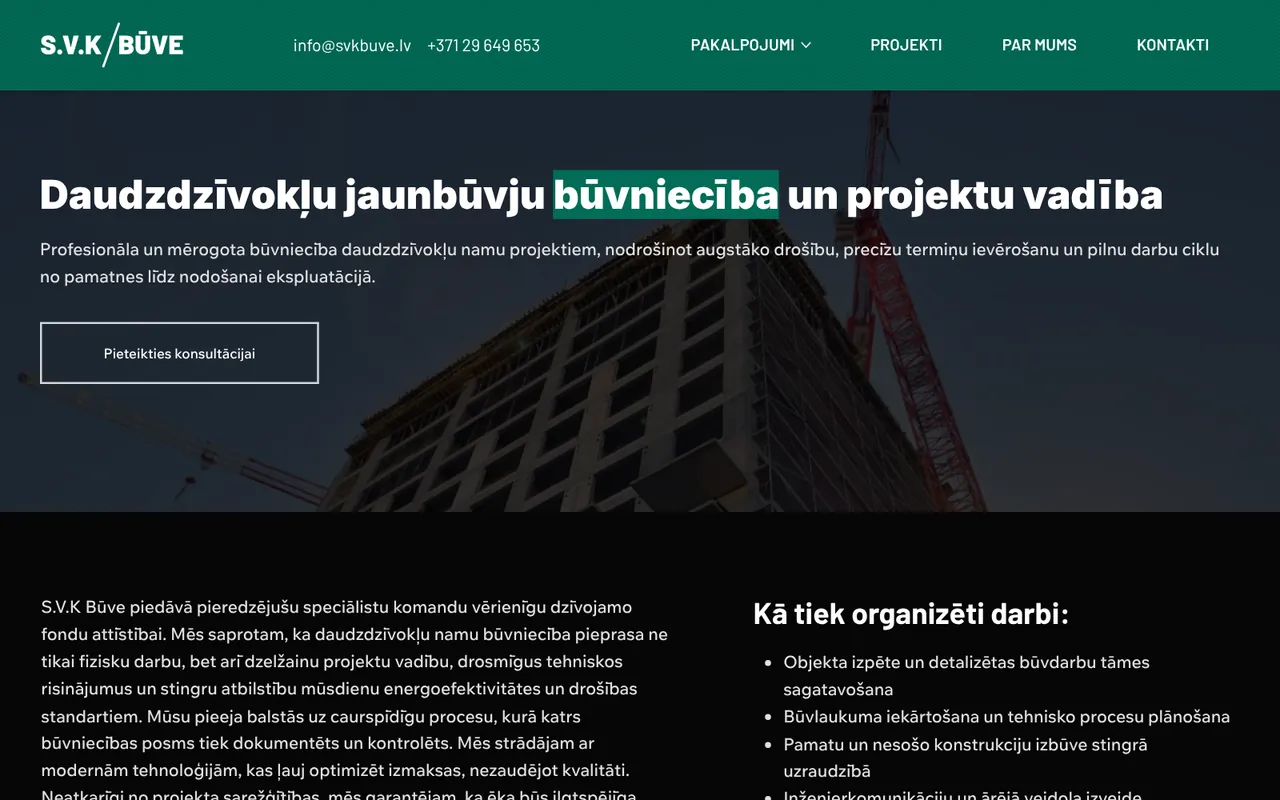svkbuve.lv: Daudzdzīvokļu jaunbūves