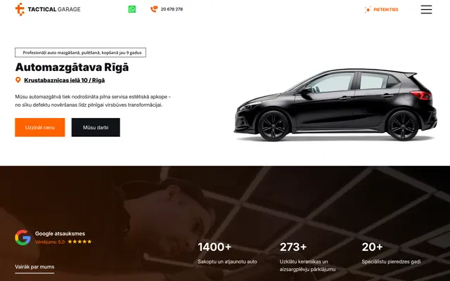tacticalgarage.lv website