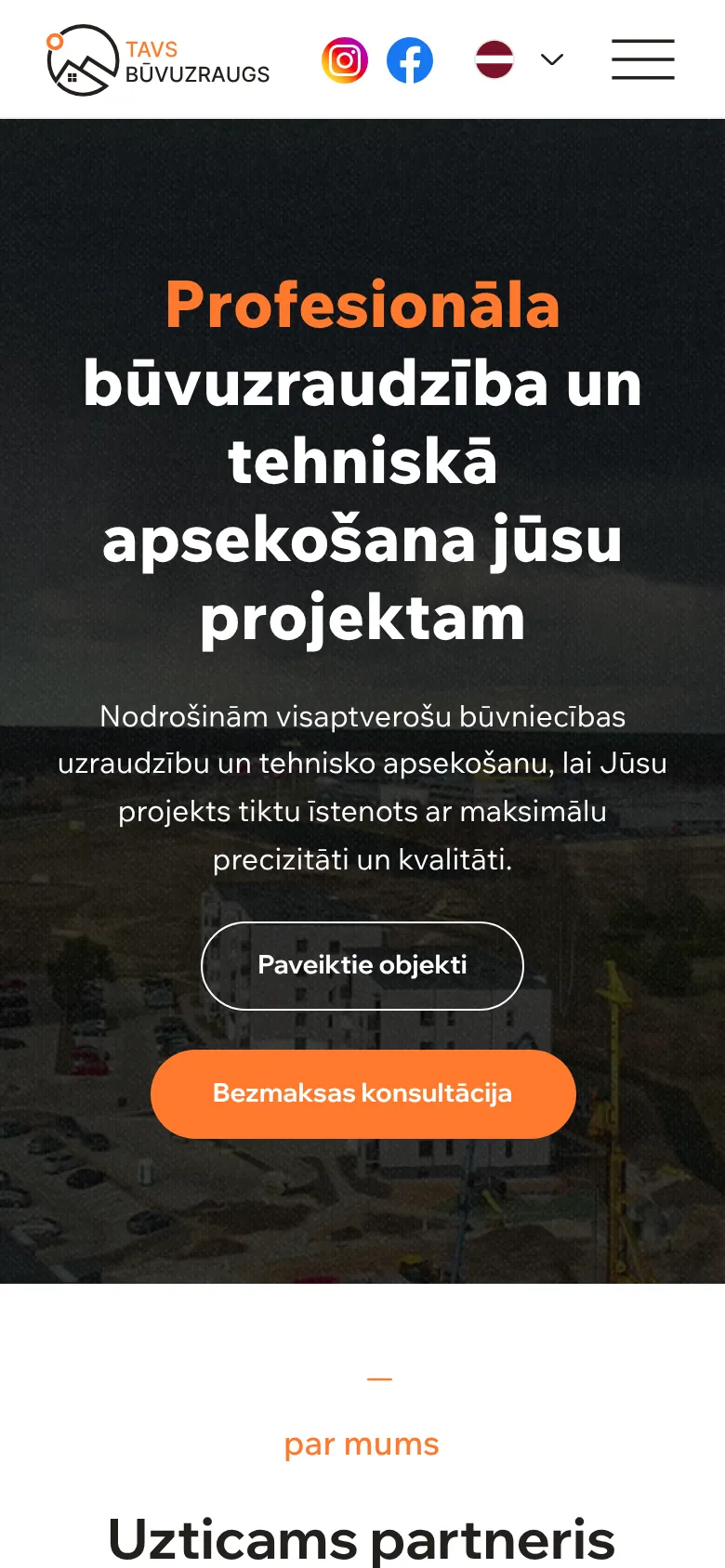 tavsbuvuzraugs.lv mobilajā