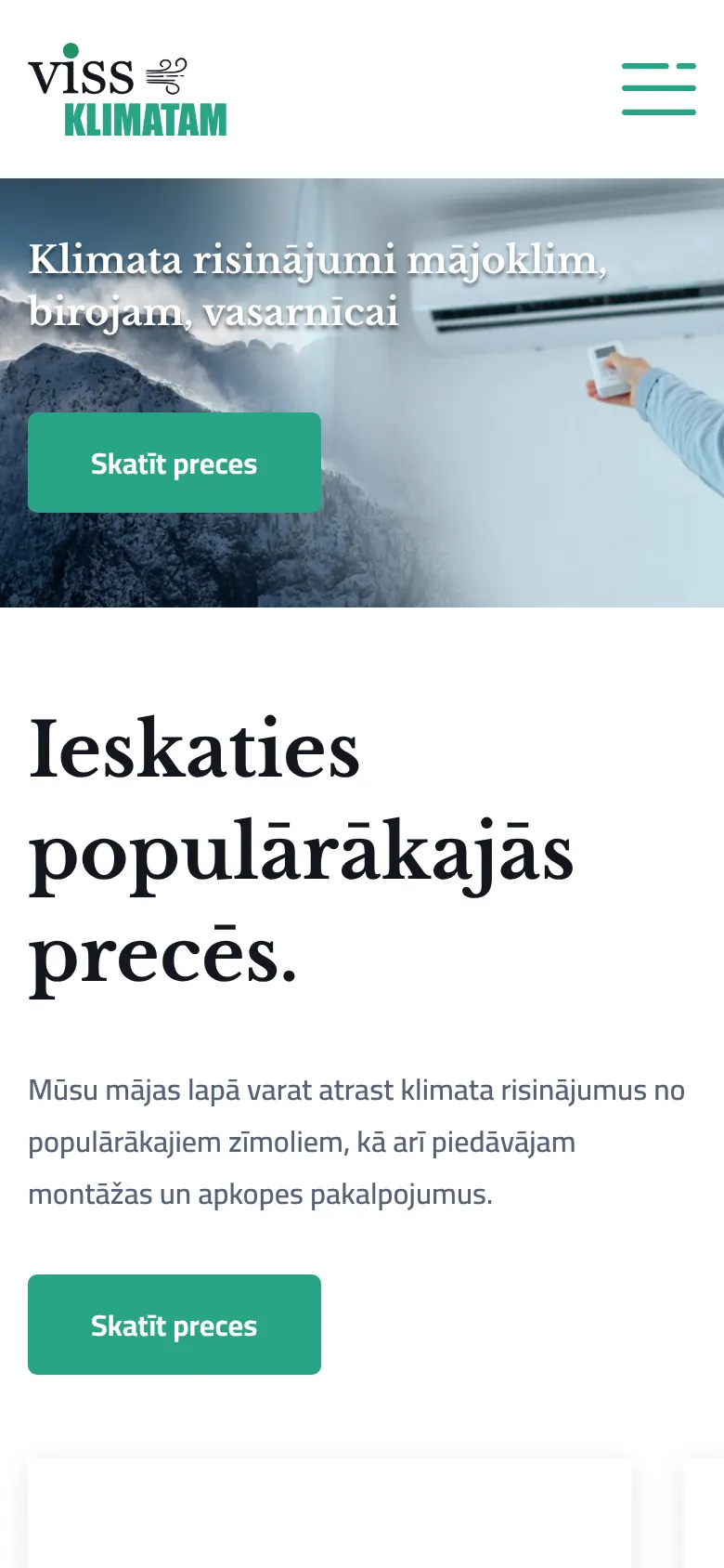 vissklimatam.lv mobilajā
