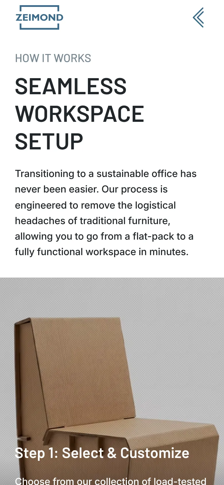 zeimond.eu on mobile: How it Works